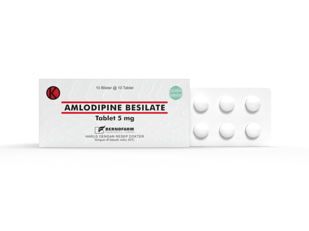 AMLODIPINE-BESILATE-5-mg-TABLET amlodipine - تصویر 1