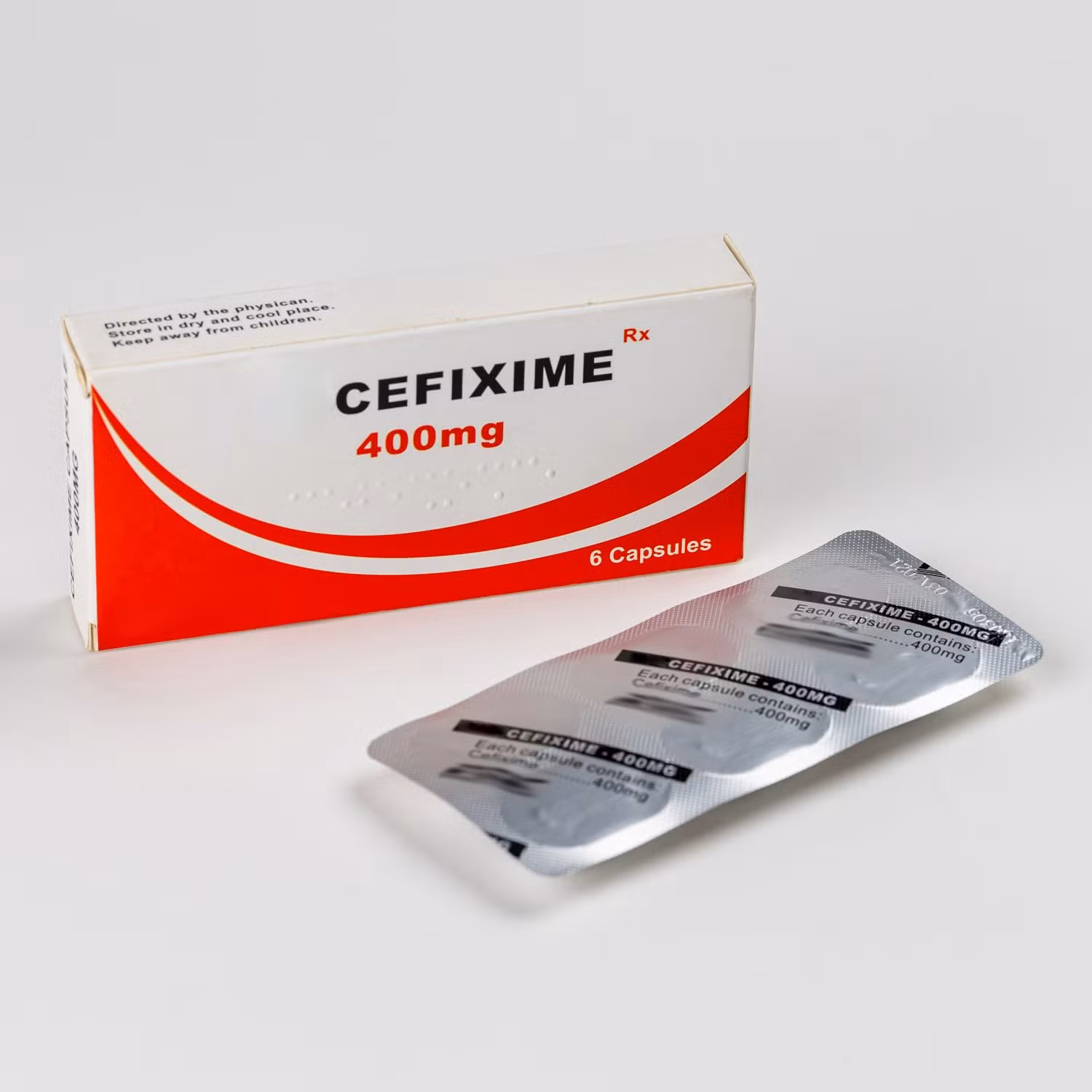 Cefixime-Capsules-400mg-6capsules-Box-with-GMP cefixime - تصویر 1